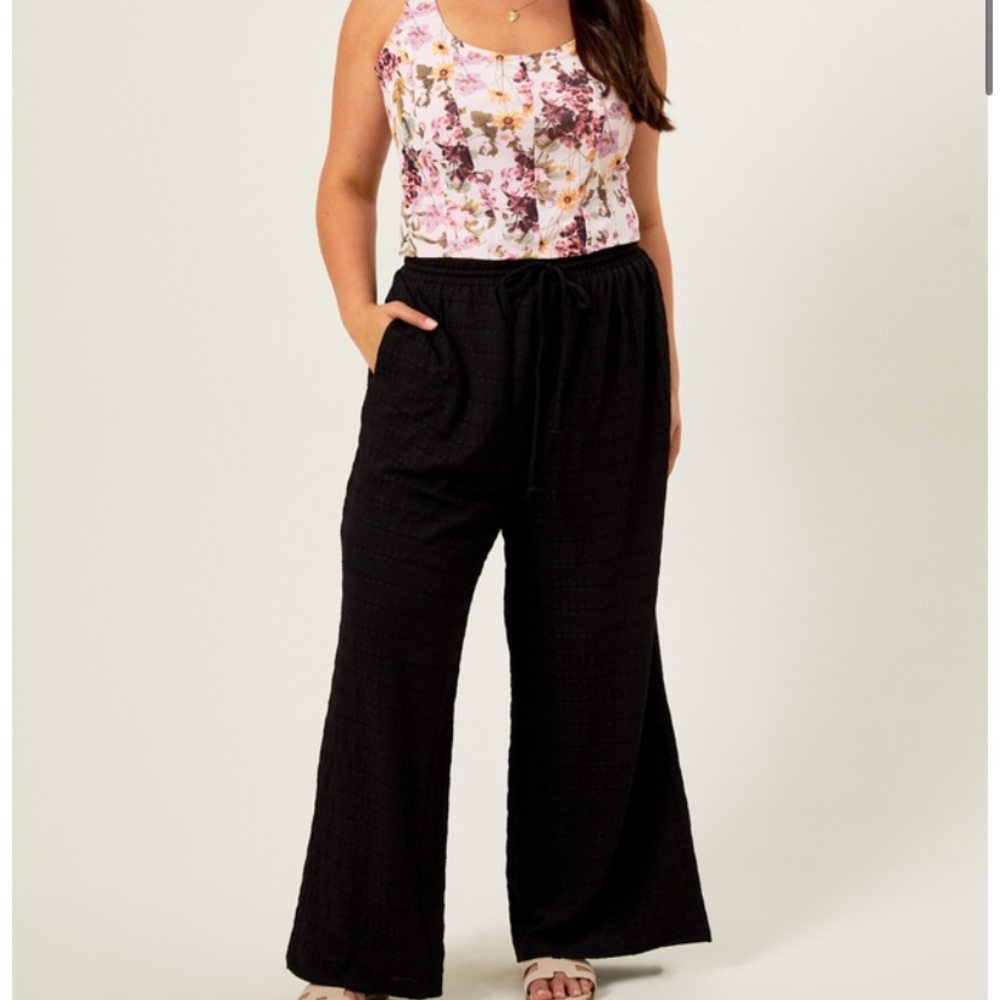 NEW Arula Sophia Linen Drawstring Pant Plus Size X / XL and A / 1X available NWT